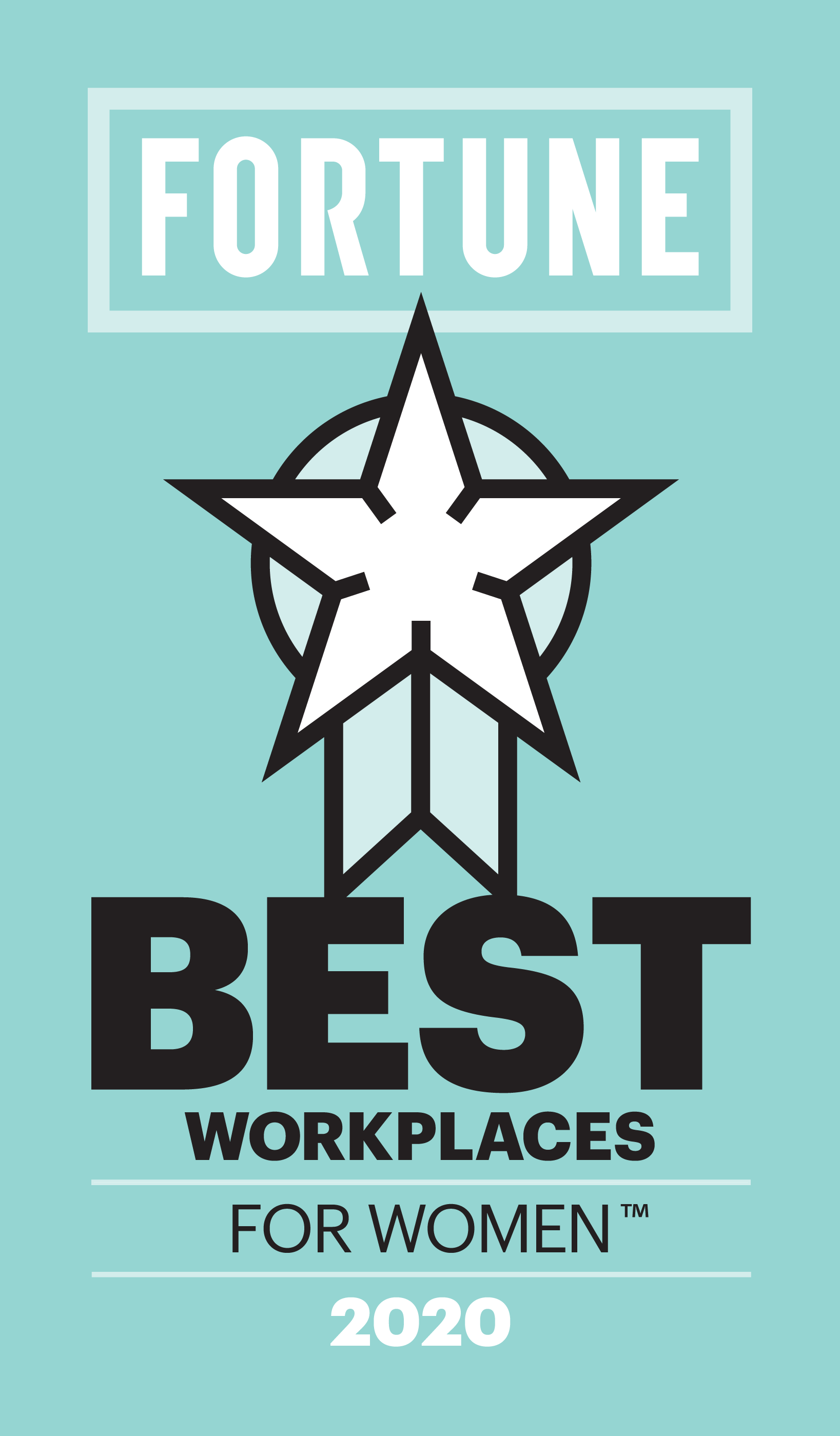 FORTUNE - Best Workplaces for Women 2020 Logo