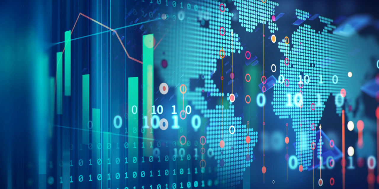 Financial and technology abstract image