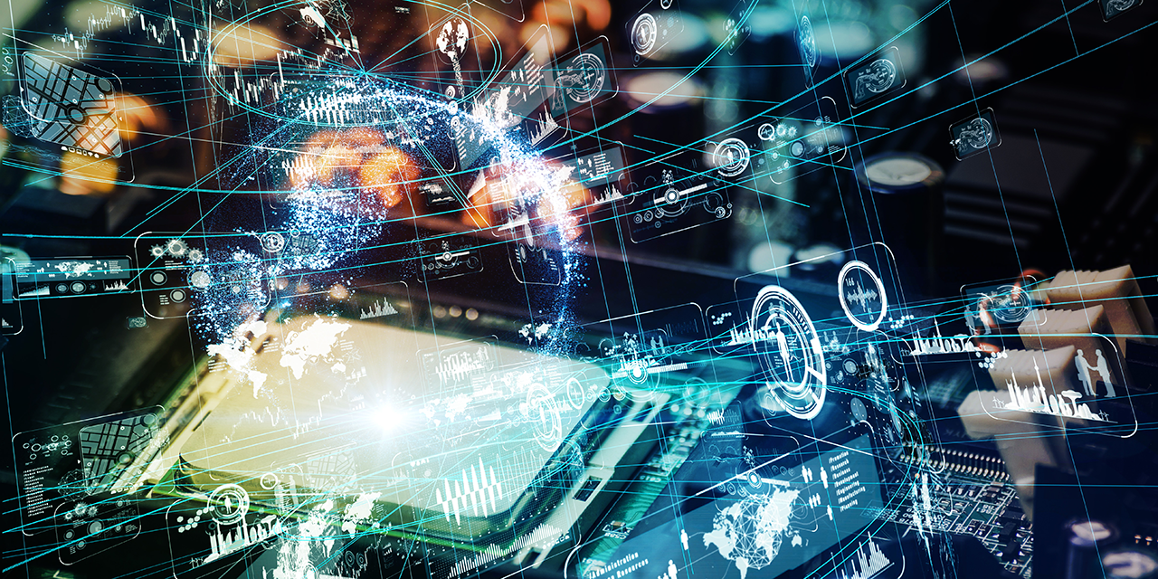 Abstract image depicting technology