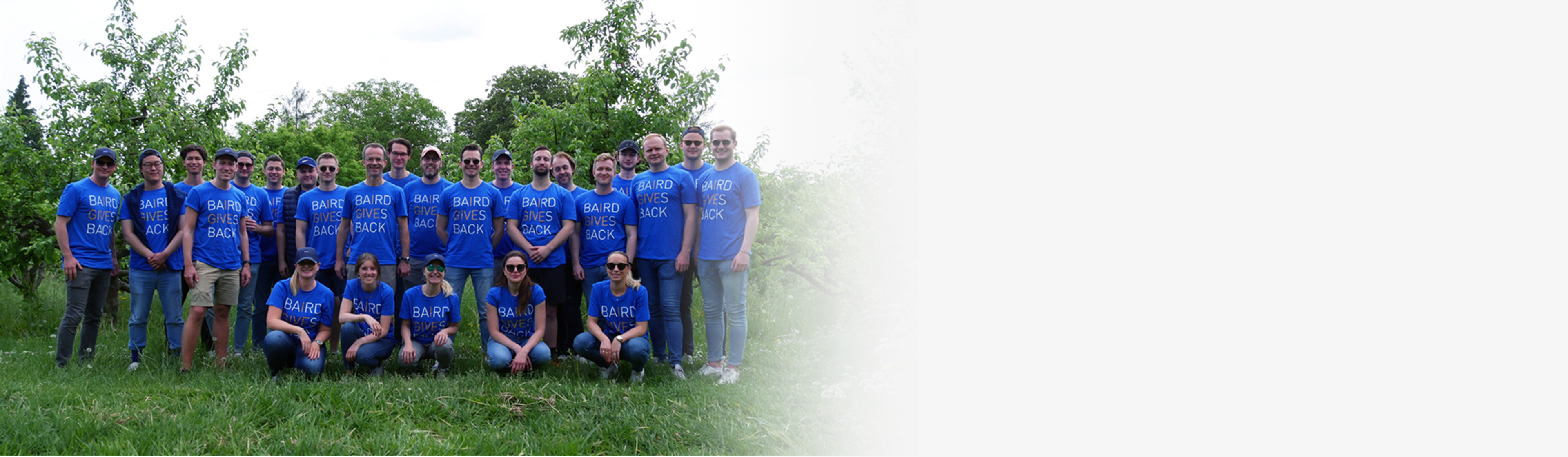 Baird Europe at volunteer event